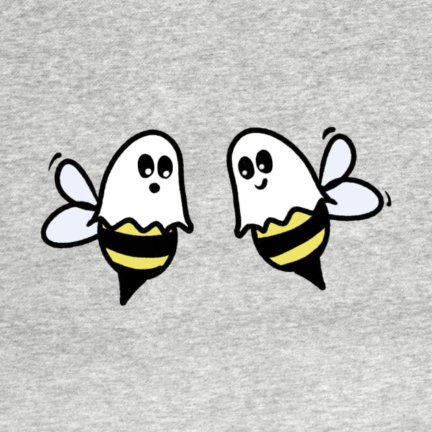 Ghost Boo Bees by Midnight Pixels